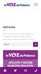 Mobile Screenshot of lavozdepolanco.org