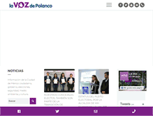 Tablet Screenshot of lavozdepolanco.org